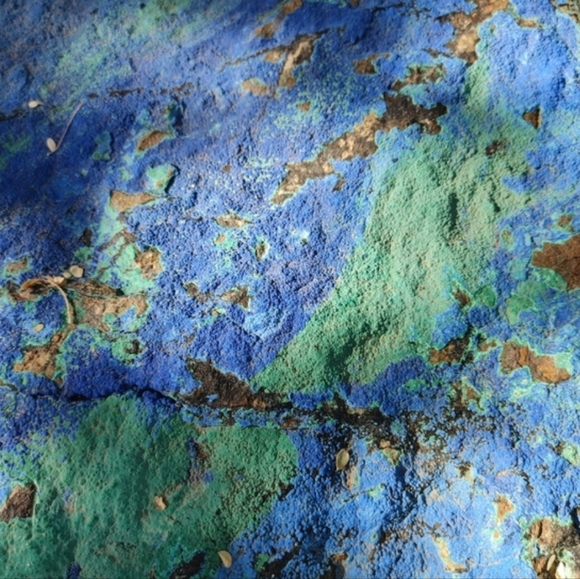 VTG Tailored Woven Wool Skirt XS-S Violet-Blue, Turquoise, Khaki-Green - Picture 14 of 15